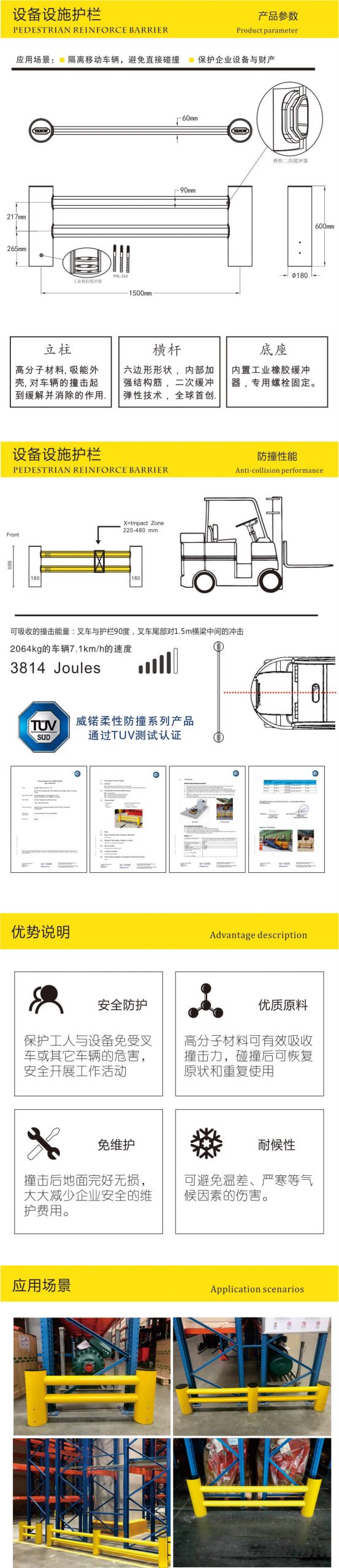 设备设施护栏结构与规格图
